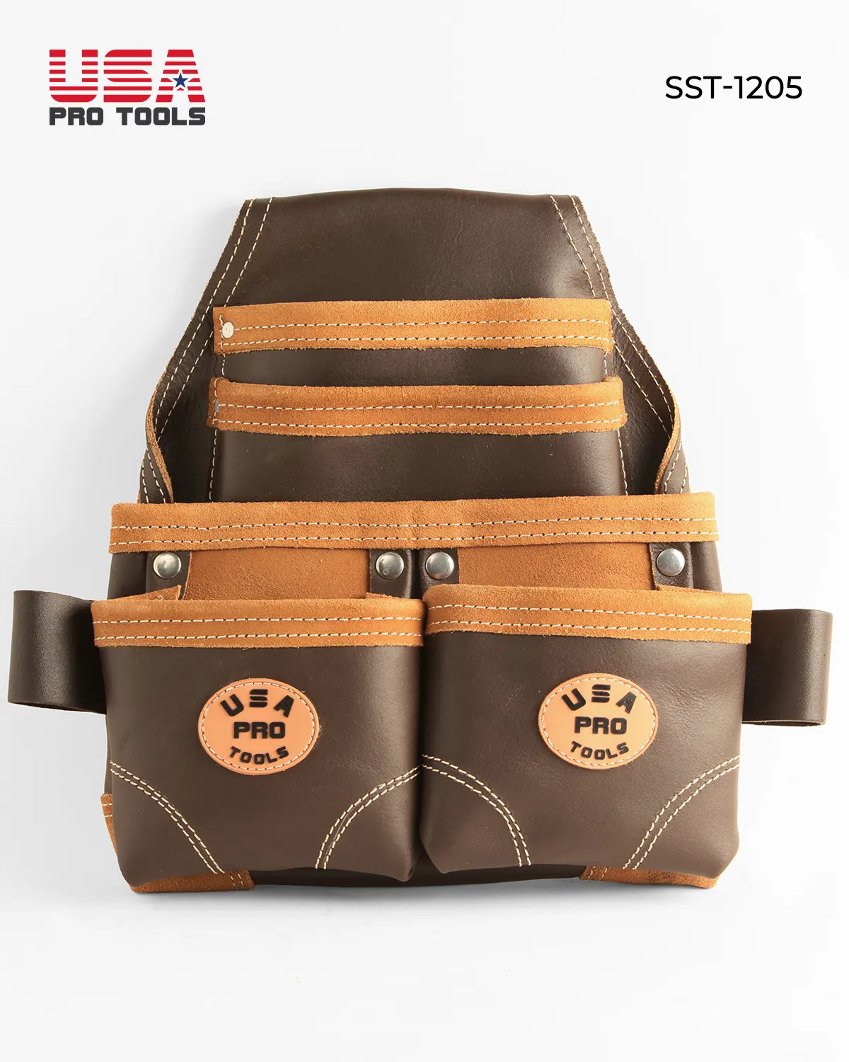 ☆7/31まで5名様限定セール実施中 epine pouch bag brown Leather Tool Pouches - Seven Star Tools