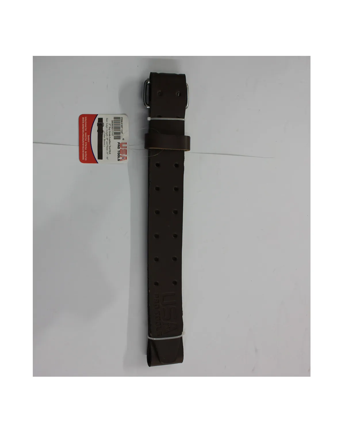 Bretelle Sac A Clou Charpentier PRO-01 Full Grain Leather Tool Belt With Suspenders - Black Cowhide Construction Sac A Clous Charpentier Menuisier